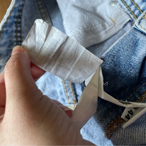 HAND painted crafts distressed artsy jeans shorts - Picture 6 of 10